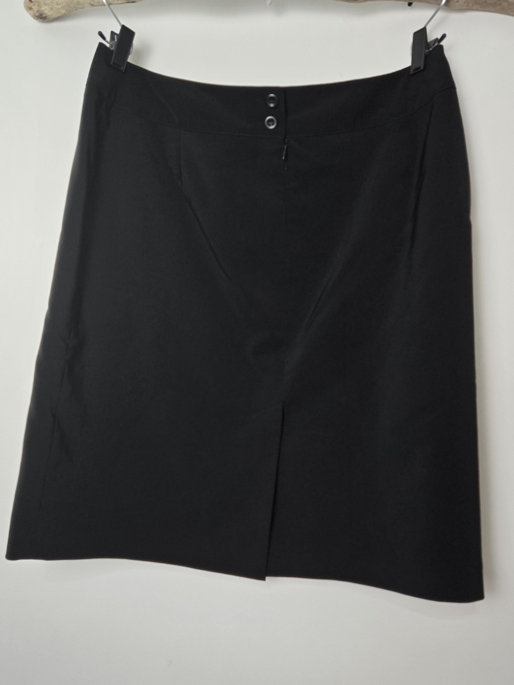 Reitmans Black Pencil Skirt with Front Slit